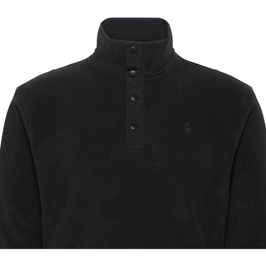 Polo Ralph Lauren Embroidered Logo Button Fleece Sweatshirt