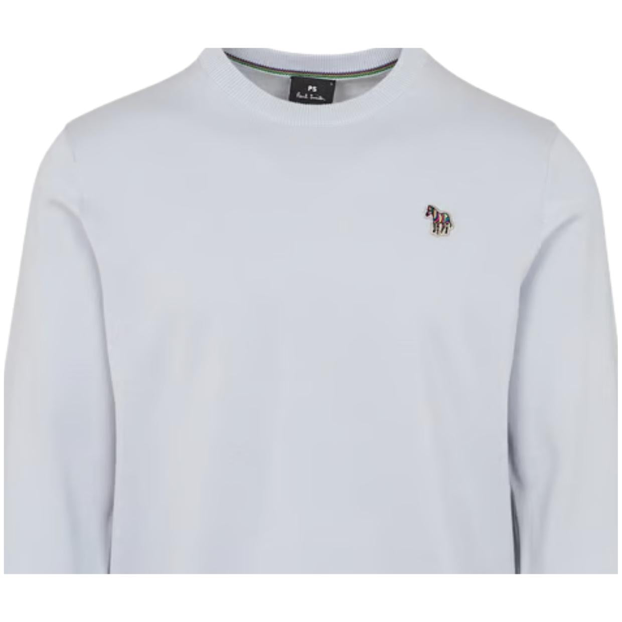 Paul Smith Zebra Logo Patch Light Grey Sweatshirt