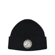 Pretty Green Embroidered Logo Knit Black Beanie