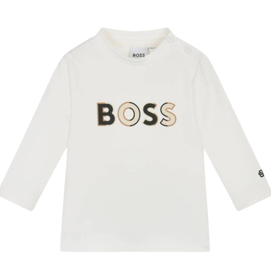 BOSS Baby Long Sleeved Off-White T-Shirt