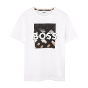 BOSS Kids Printed Graphic Logo T-Shirt