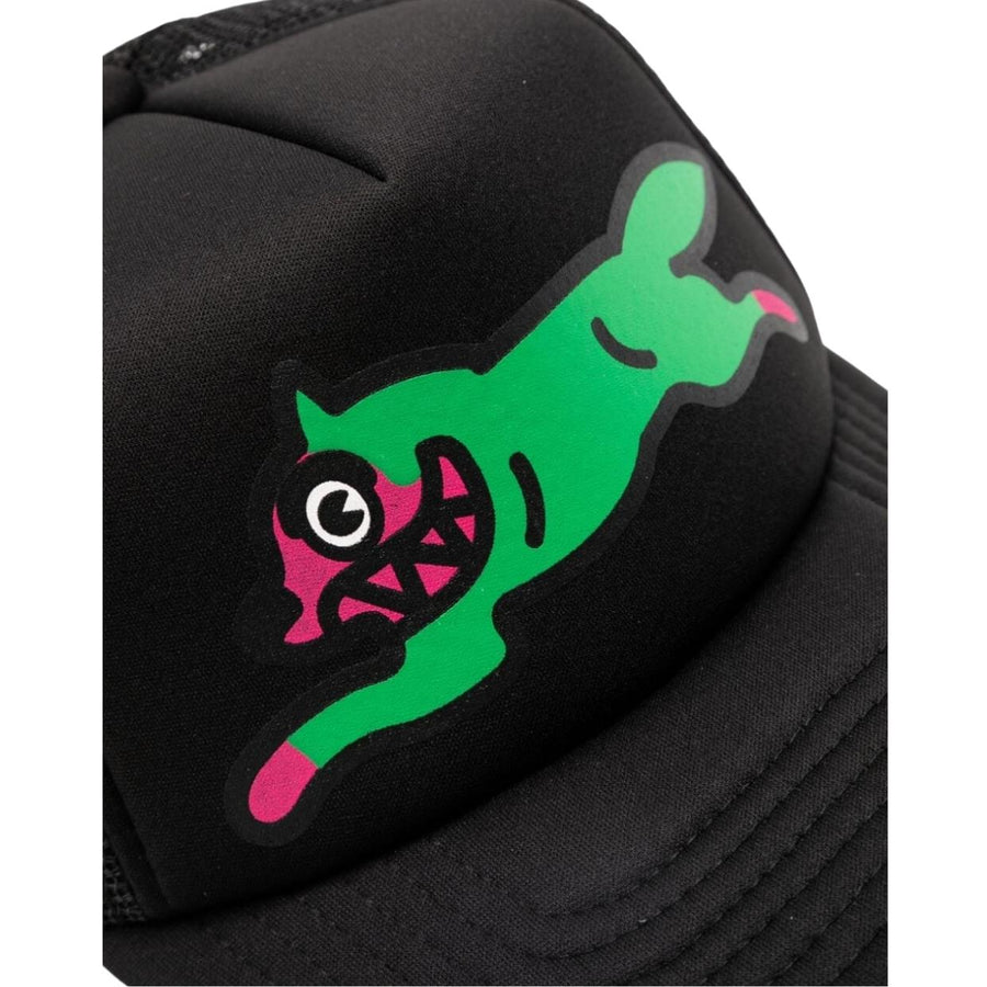 ICECREAM Running Dog Black Trucker Cap