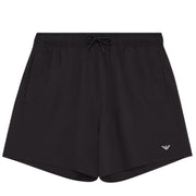 Emporio Armani Embroidered Eagle Black Swim Shorts