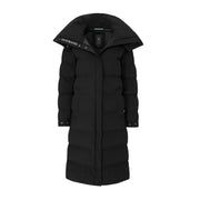 Sandbanks Haven Long Black Puffer Jacket