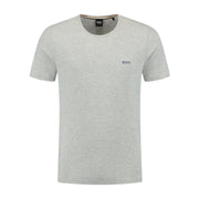 BOSS Embroidered Logo Regular Fit Grey T-Shirt