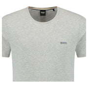 BOSS Embroidered Logo Regular Fit Grey T-Shirt