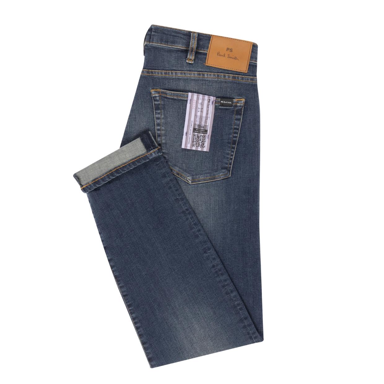 Paul Smith Tapered Fit Blue Denim Jeans