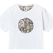 Pretty Green Aquarelle Paisley Logo White T-Shirt