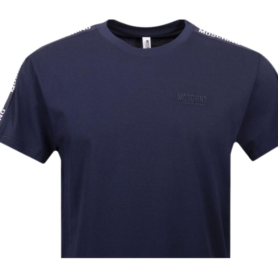 Moschino Underwear Logo Tape Navy T-Shirt