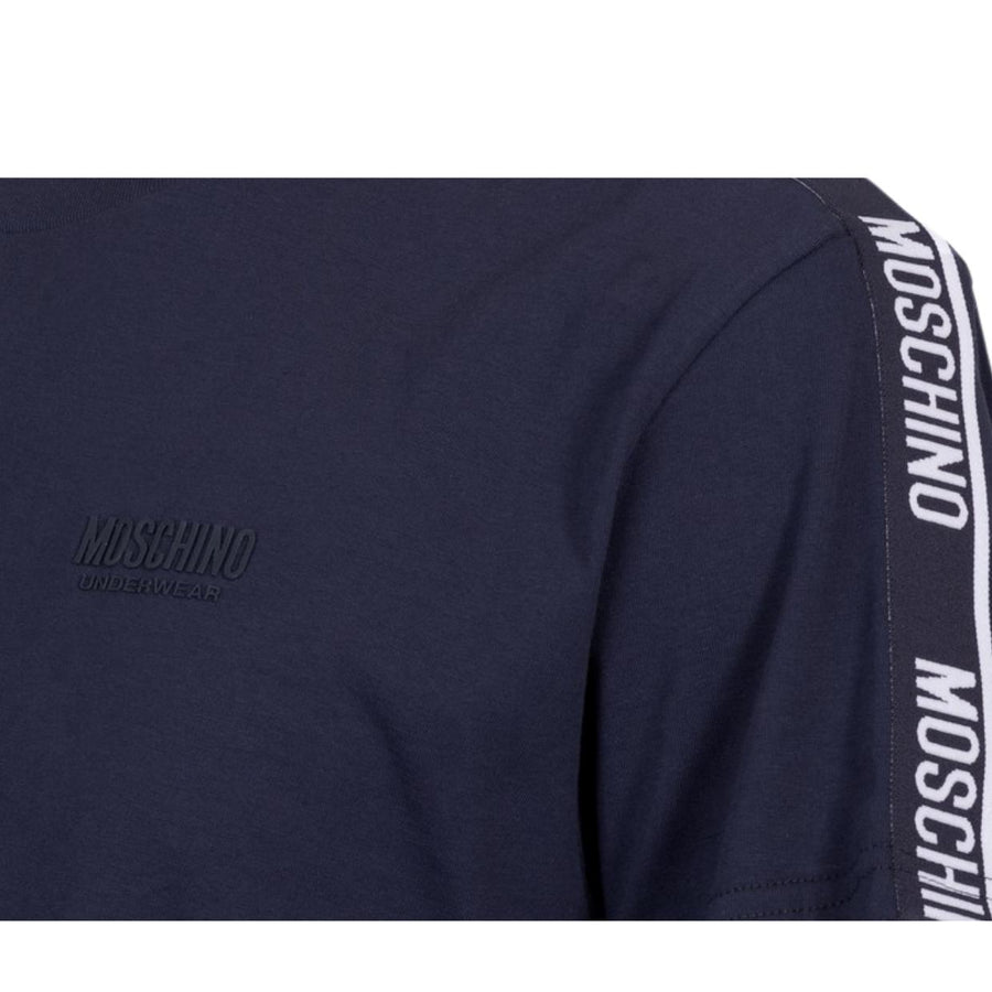 Moschino Underwear Logo Tape Navy T-Shirt