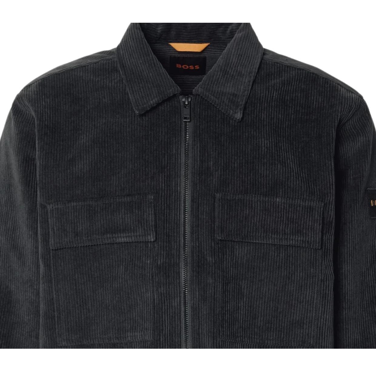 BOSS Lozzy-M Black Cord Overshirt