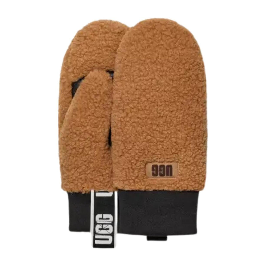 UGG Fluff Logo Tape Mitten Gloves