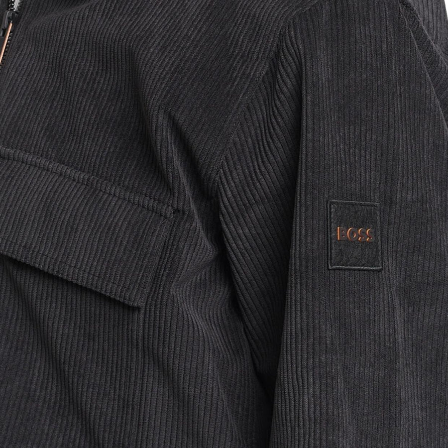 BOSS Lozzy-M Black Cord Overshirt