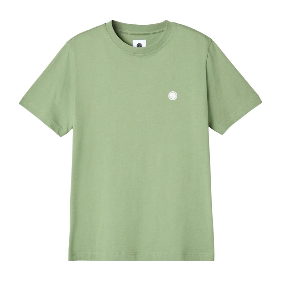 Pretty Green Mitchell Embroidered Logo Green T-Shirt