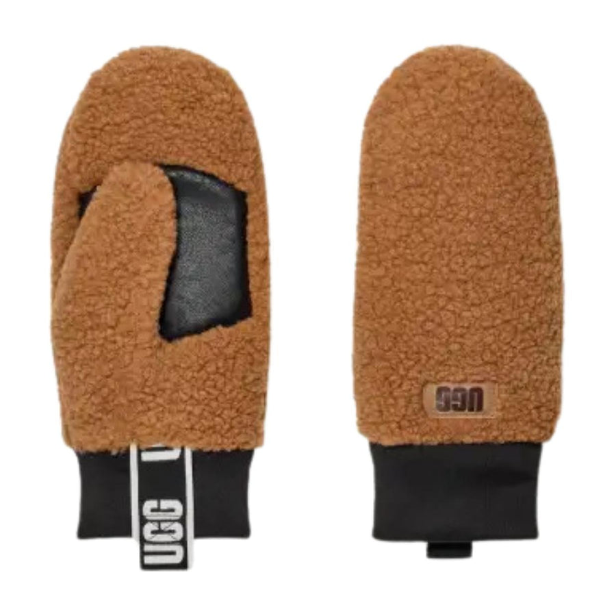 UGG Fluff Logo Tape Mitten Gloves