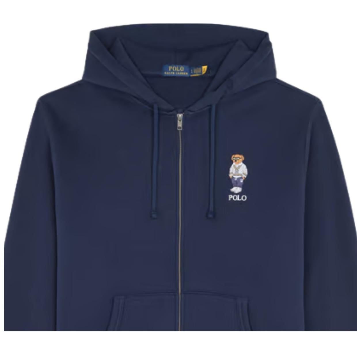 Polo Ralph Lauren Polo Bear Navy Zip Up Hoodie