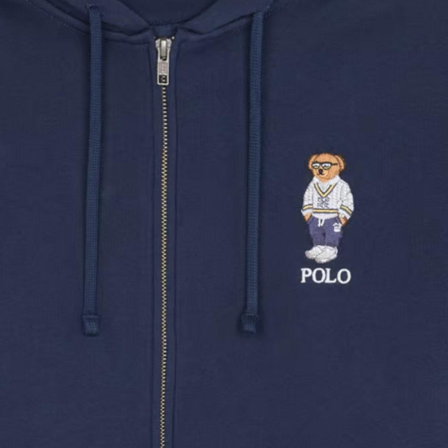 Polo Ralph Lauren Polo Bear Navy Zip Up Hoodie