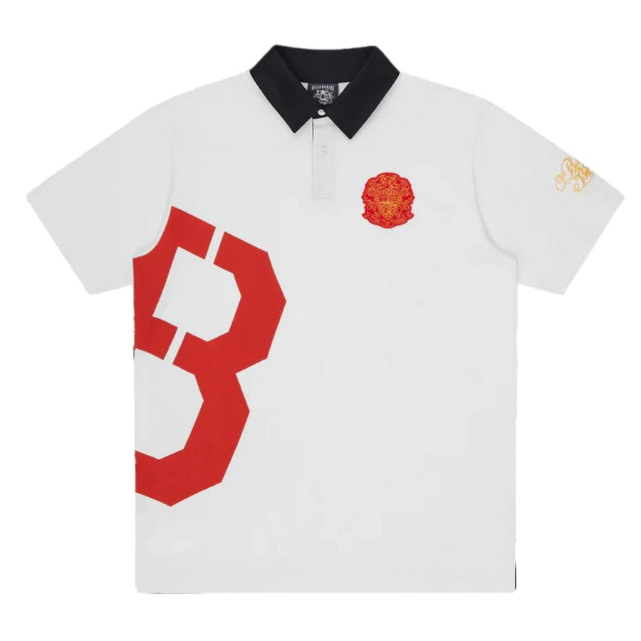 Billionaire Boys Club White College Polo Shirt