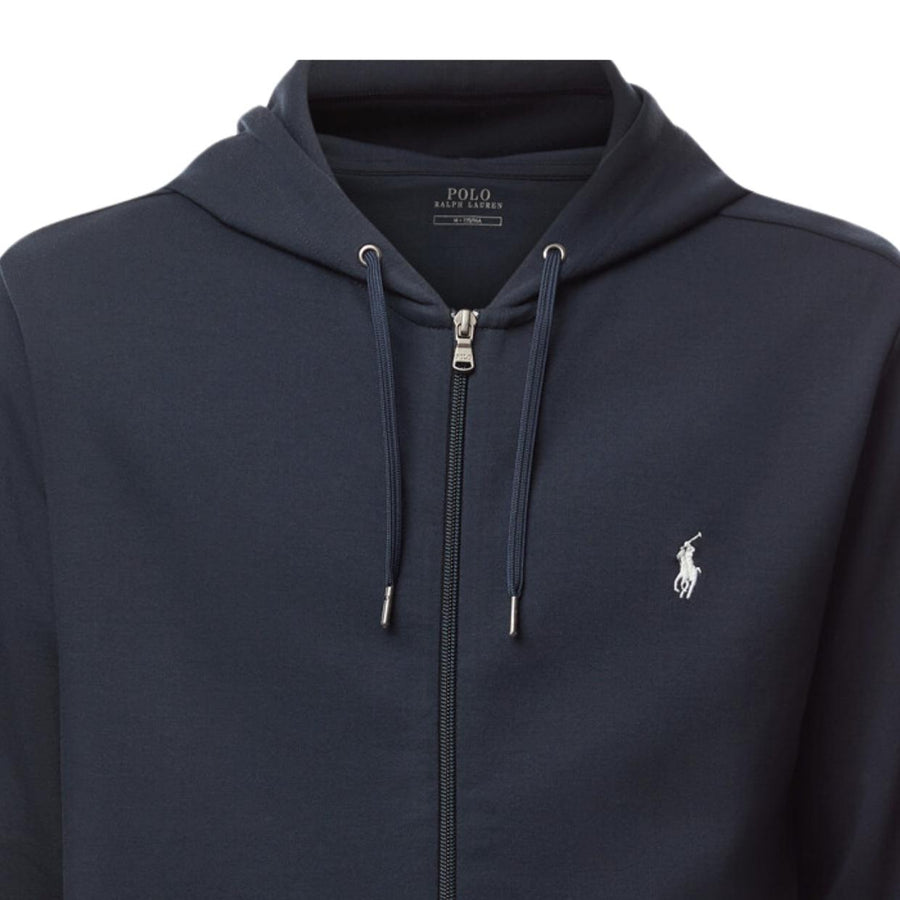 Polo Ralph Lauren Embroidered Pony Logo Aviator Navy Zip Up Hoodie