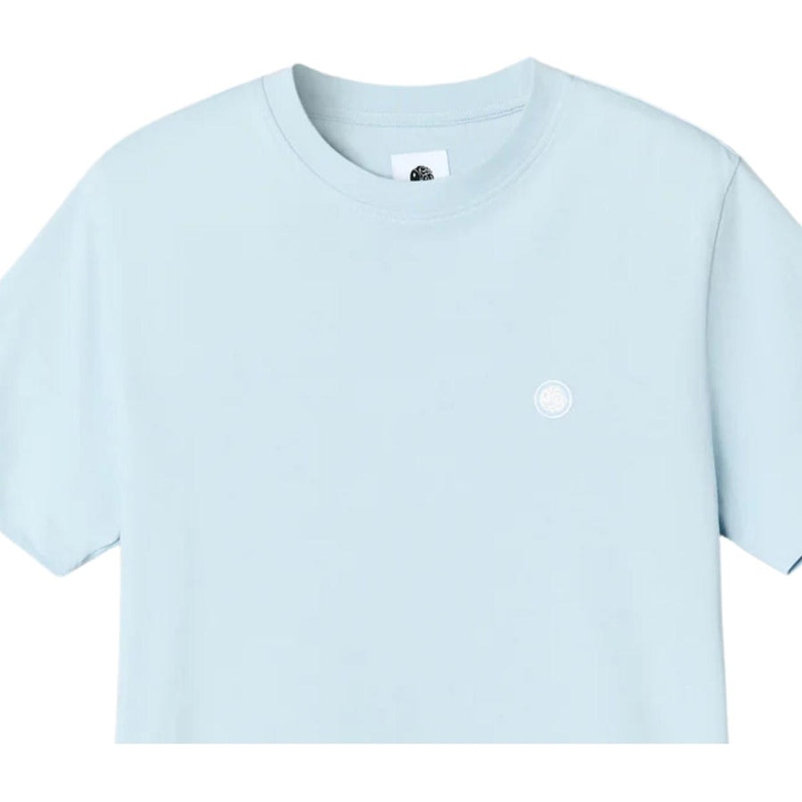 Pretty Green Mitchell Embroidered Logo Sky Blue T-Shirt