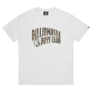 Billionaire Boys Club Camo Arch Logo White T-Shirt