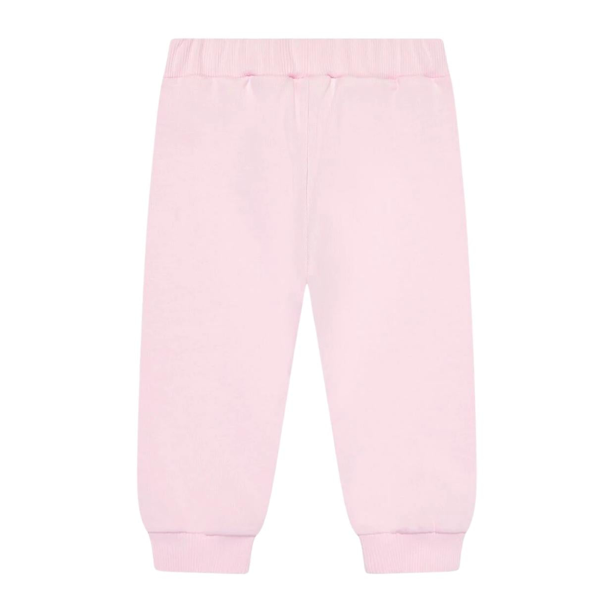 Balmain Baby Embroidered Logo Pink Jogging Bottoms