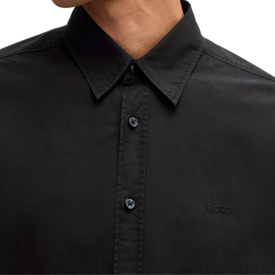 BOSS Relegant Regular Fit Black Shirt