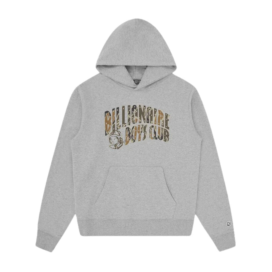 Billionaire Boys Club Camo Arch Logo Heather Grey Hoodie