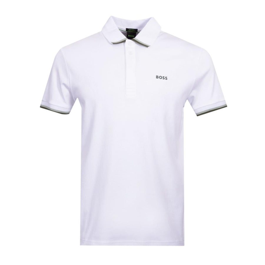 BOSS Paddy Lux Heritage White Polo Shirt