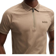 BOSS Philix Mirror Light Green Polo Shirt