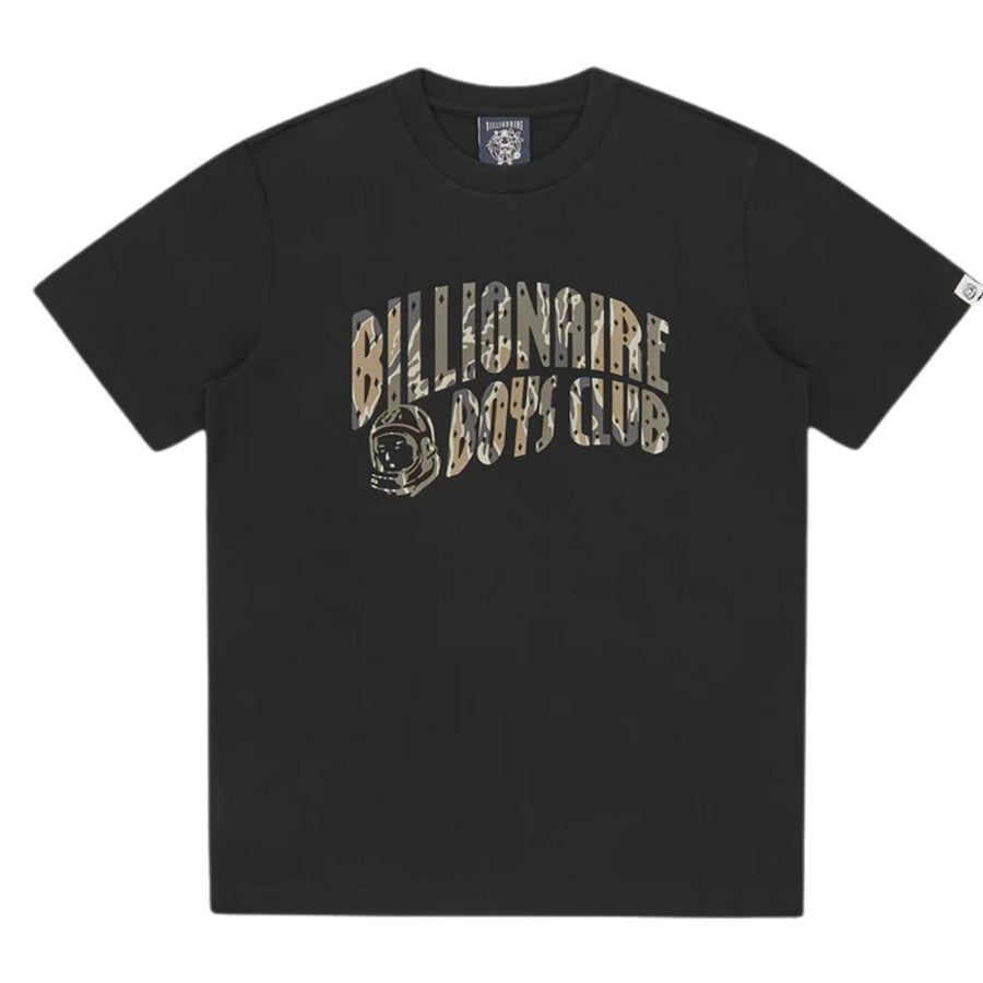 Billionaire Boys Club Camo Arch Logo Black T-Shirt