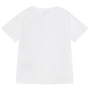 Balmain Kids Printed Logo White T-Shirt