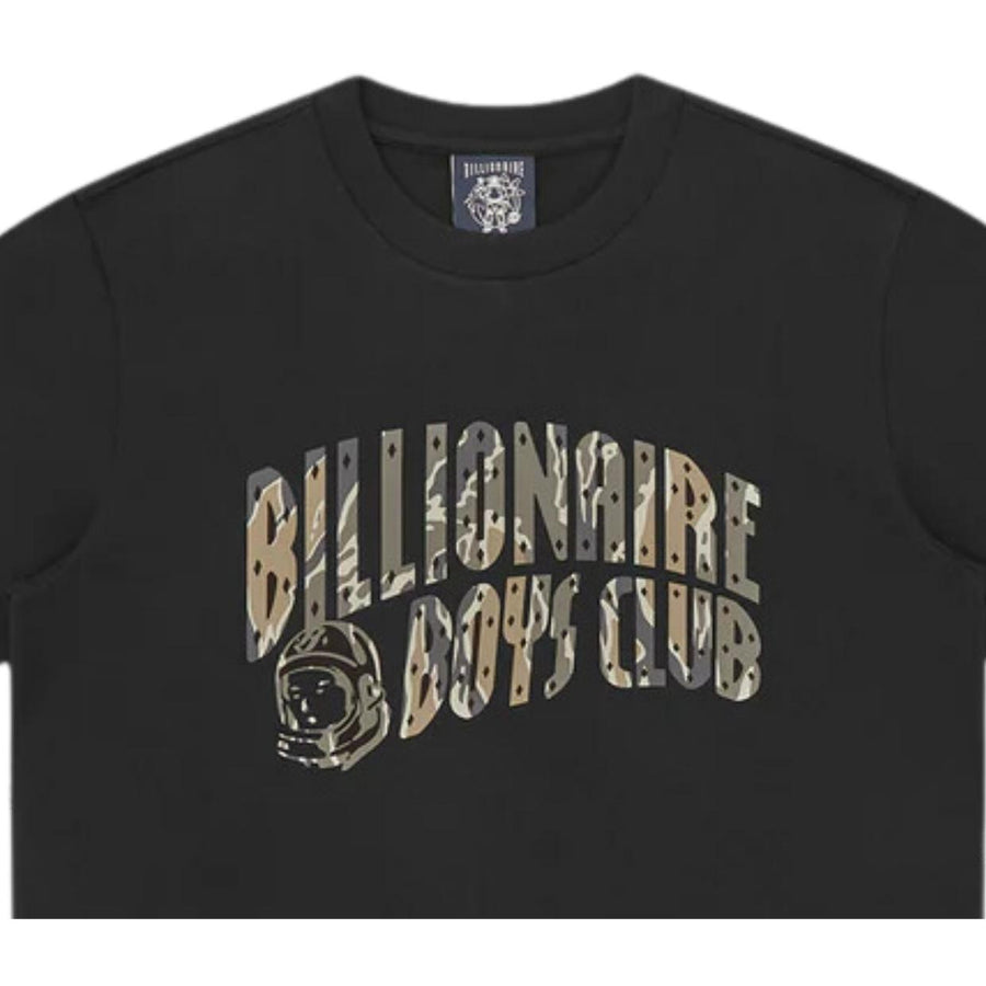 Billionaire Boys Club Camo Arch Logo Black T-Shirt