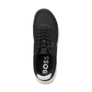 BOSS Titanium Runn Black Trainers