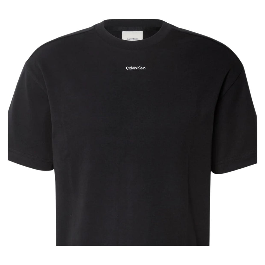 Calvin Klein Nano Logo Interlock Black T-Shirt