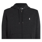 Polo Ralph Lauren Embroidered Pony Logo Black Zip-Up Hoodie