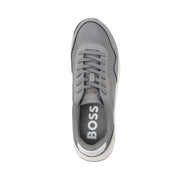 BOSS Titanium Runn Grey Trainers