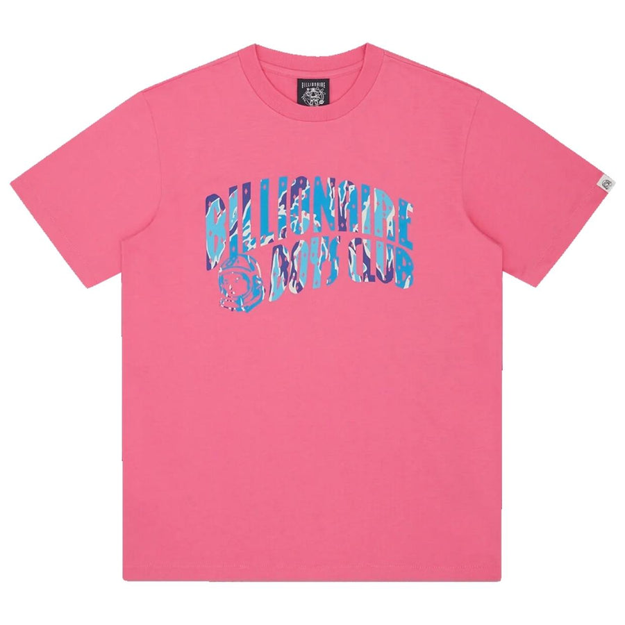 Billionaire Boys Club Camo Arch Logo Pink T-Shirt