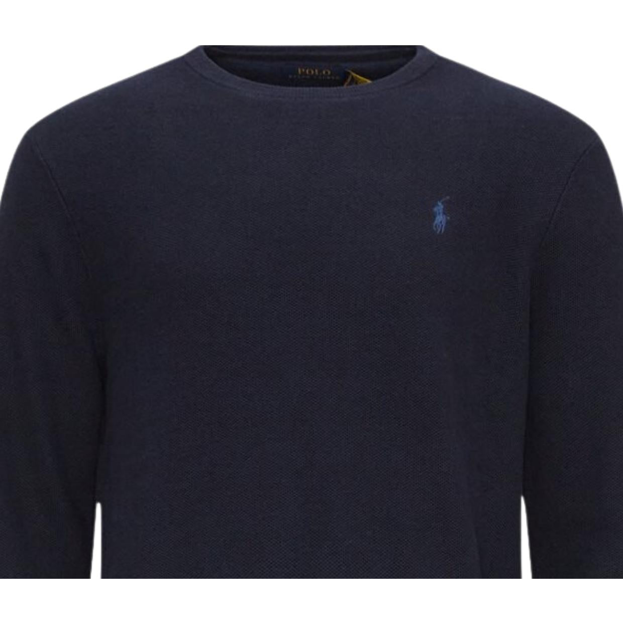 Polo Ralph Lauren Embroidered Pony Logo Navy Sweatshirt