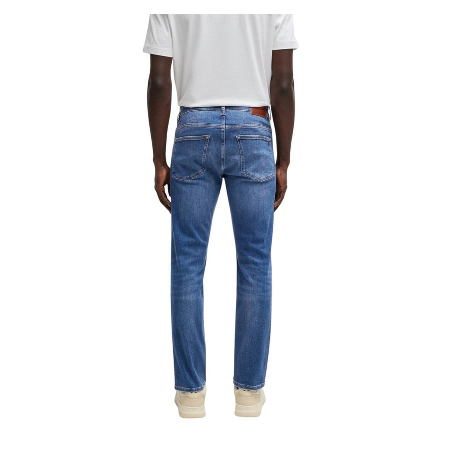 BOSS Delaware Slim Fit Soft Motion Blue Denim Jeans