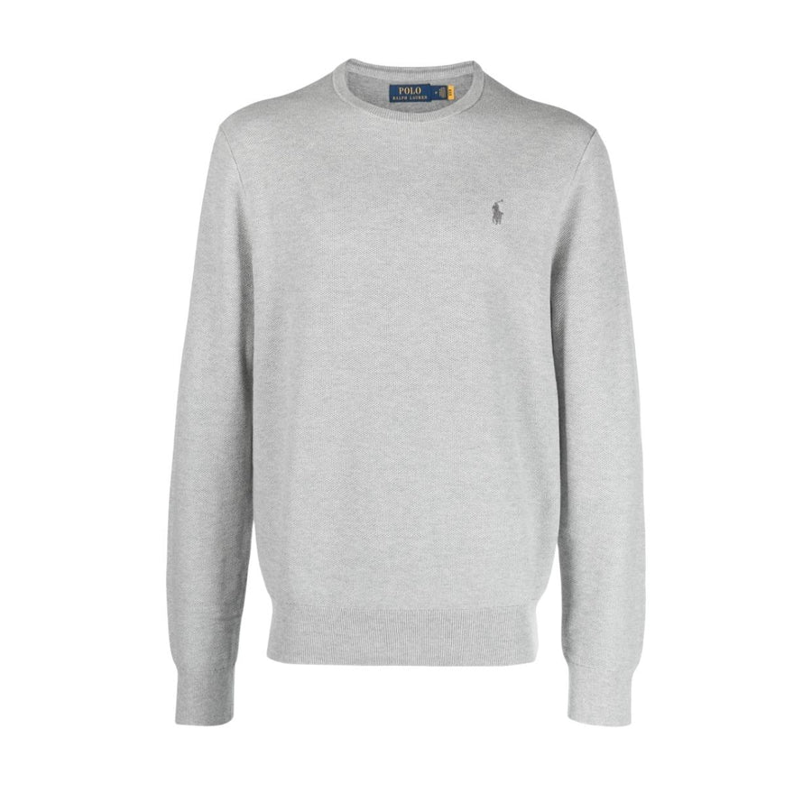 Polo Ralph Lauren Embroidered Pony Logo Heather Grey Sweatshirt