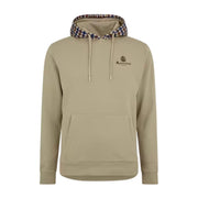 Aquascutum Active Club Check Beige Merino Hoodie