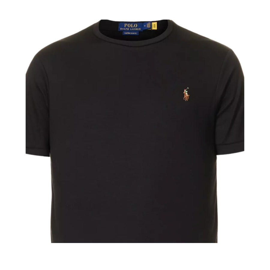 Polo Ralph Lauren Custom Slim Fit Black T-Shirt