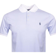 Polo Ralph Lauren White/Blue Slim Fit Polo Shirt