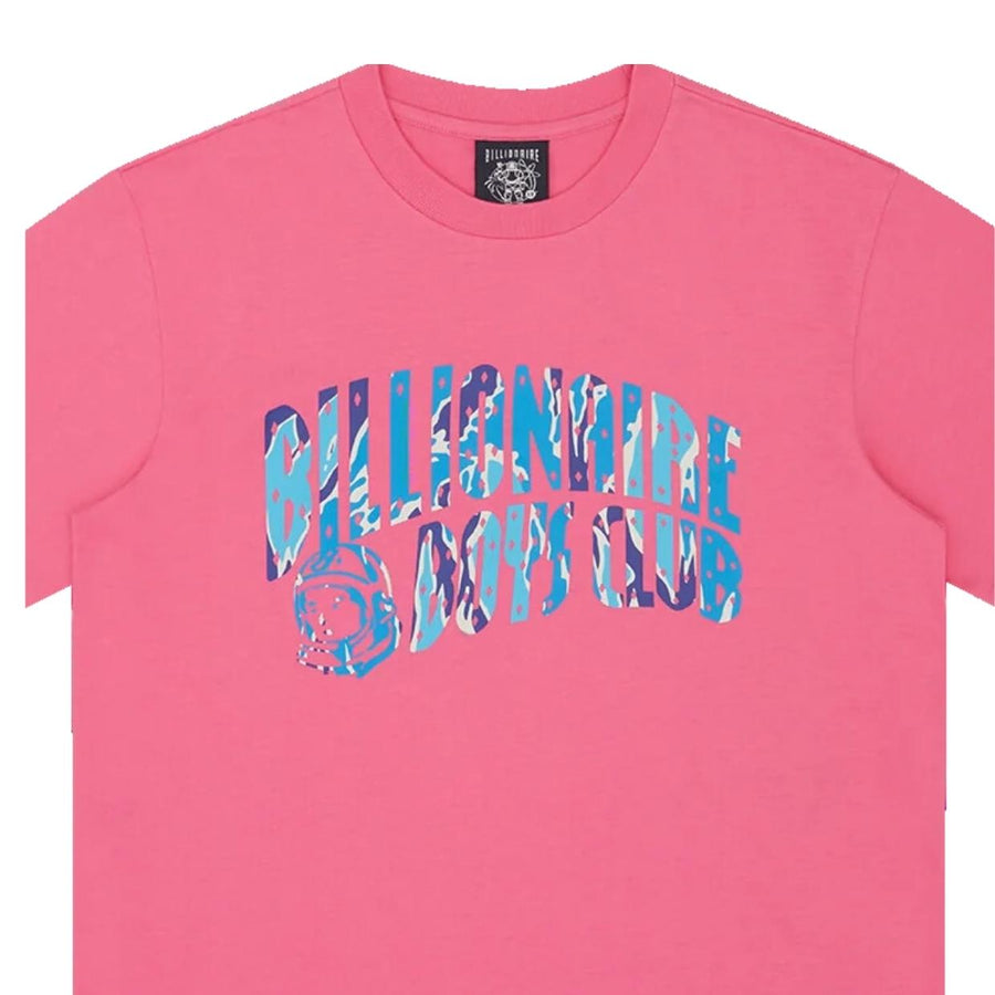 Billionaire Boys Club Camo Arch Logo Pink T-Shirt