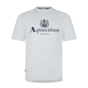 Aquascutum Active Big Logo Grey T-Shirt