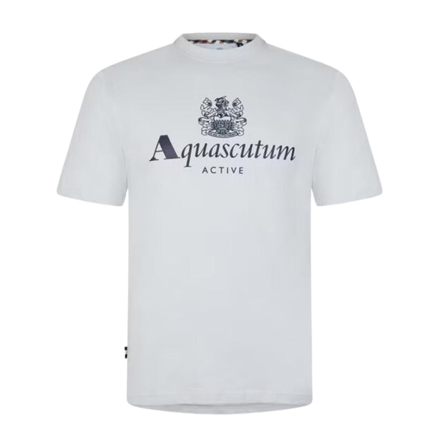 Aquascutum Active Big Logo Grey T-Shirt