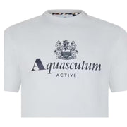 Aquascutum Active Big Logo Grey T-Shirt