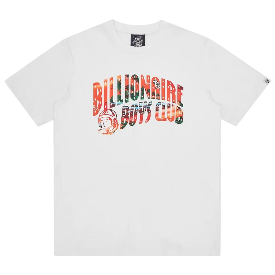 Billionaire Boys Club Tropical Island Fill Arch Logo White T-Shirt