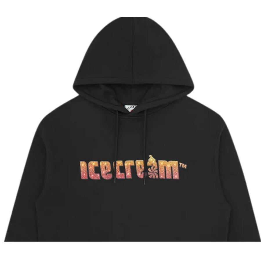 ICECREAM Soft Serve Sparkle Black Hoodie